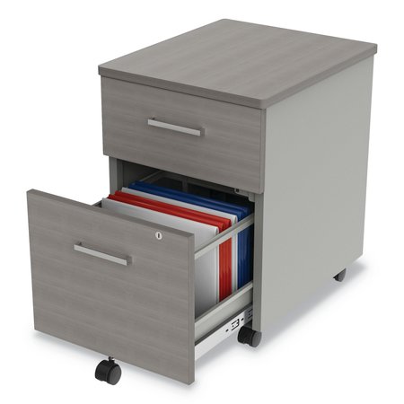 Linea Italia 16 in W 2 Drawer File Cabinets, Ash UR610ASH